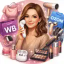 Косметика с WB OZON | Косметолог Бьюти Косметичка Лучшая Тушь Для Маникюра Ресницы Помада Карандаш Тоналка Палетка Пудра Крем Шампунь Маска Уход за Кожей Волосами Wildberries ВБ ОЗОН Натуральная